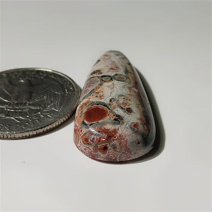 Leopard Skin Jasper gemstone cabochon - natural crystal healing stone for jewelry making by SemiPreciousCabs