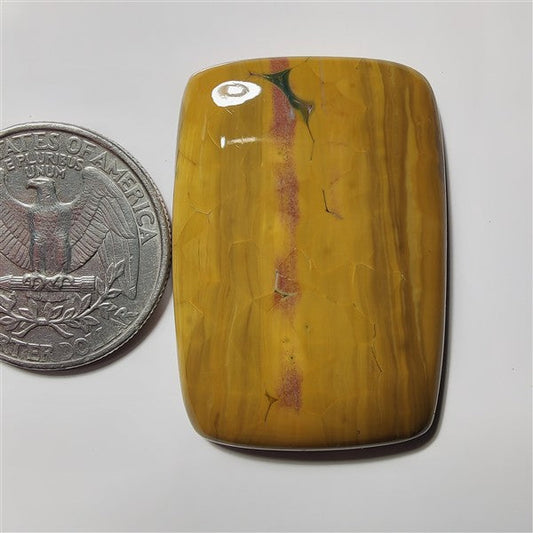 Ocean Jasper gemstone cabochon - natural crystal healing stone for jewelry making by SemiPreciousCabs