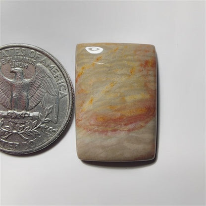 Ocean Jasper gemstone cabochon - natural crystal healing stone for jewelry making by SemiPreciousCabs