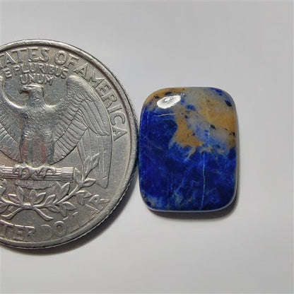 Sodalite gemstone cabochon - natural crystal healing stone for jewelry making by SemiPreciousCabs