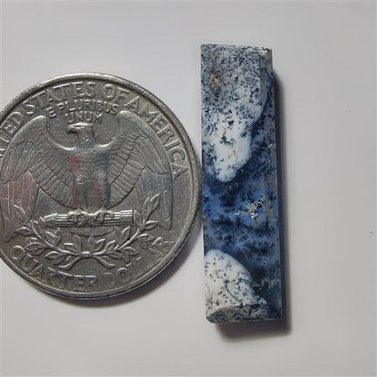 Dendritic Agate gemstone cabochon - natural crystal healing stone for jewelry making by SemiPreciousCabs