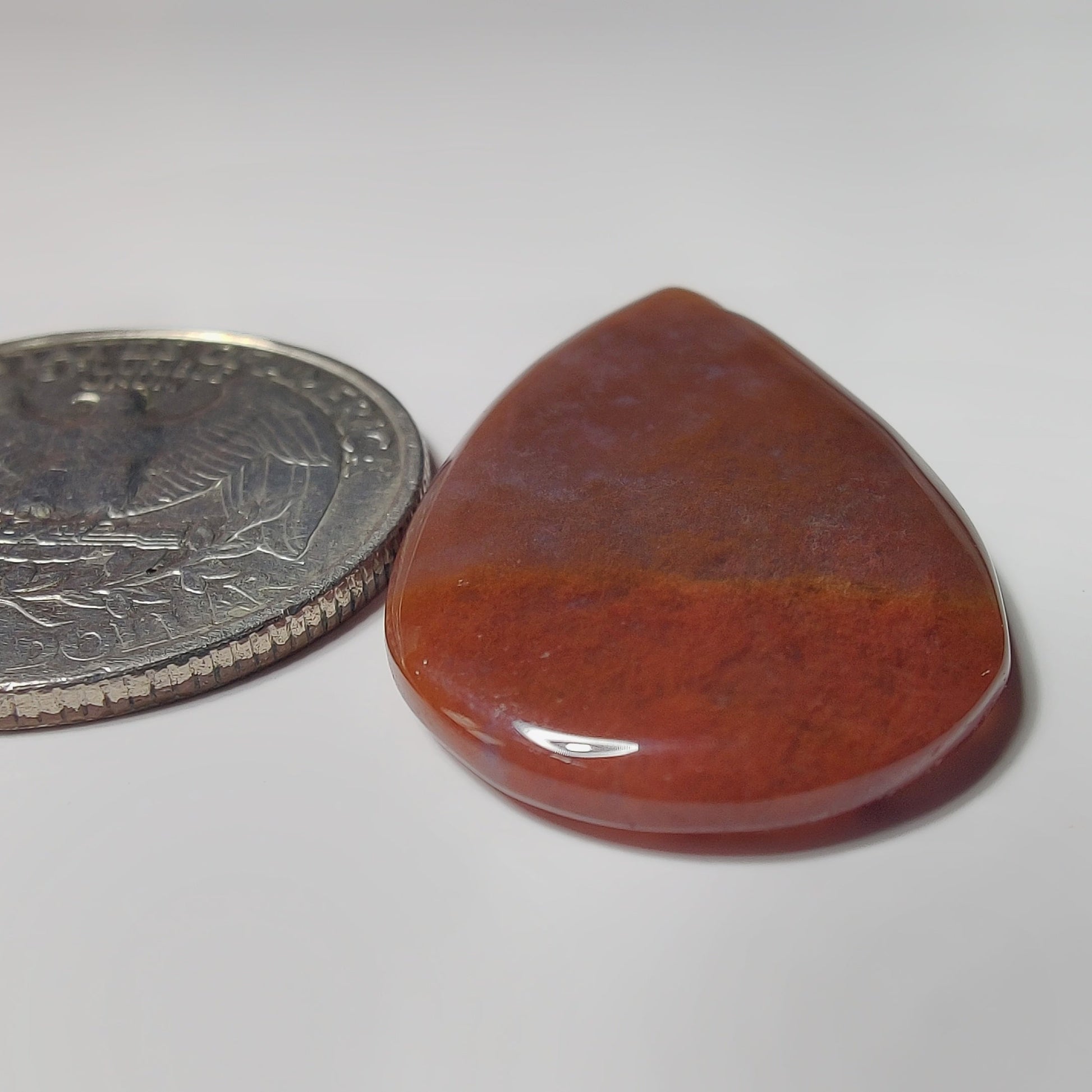 Pink Moss Agate gemstone cabochon - natural crystal healing stone for jewelry making by SemiPreciousCabs