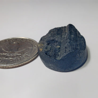 Black Tourmaline Druzy gemstone cabochon - natural crystal healing stone for jewelry making by SemiPreciousCabs