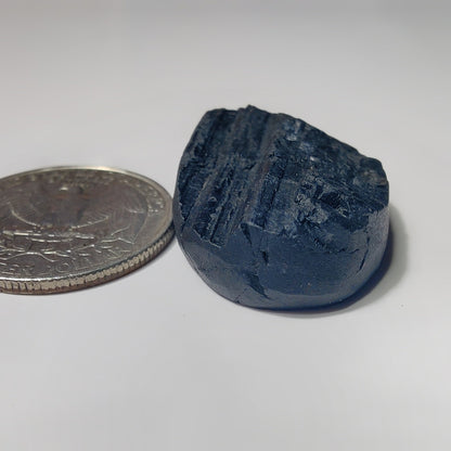 Black Tourmaline Druzy gemstone cabochon - natural crystal healing stone for jewelry making by SemiPreciousCabs