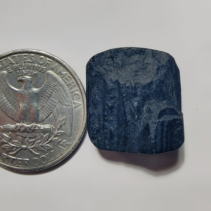 Black Tourmaline Druzy gemstone cabochon - natural crystal healing stone for jewelry making by SemiPreciousCabs