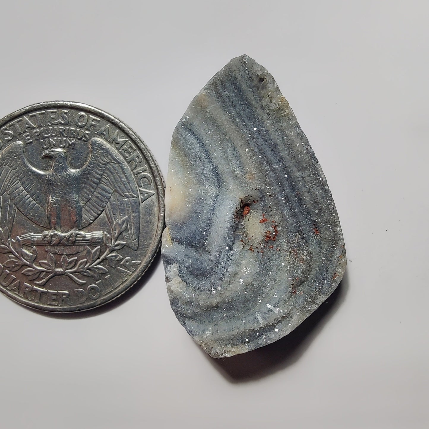 Desert Druzy gemstone cabochon - natural crystal healing stone for jewelry making by SemiPreciousCabs