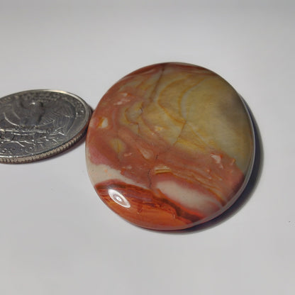 Polychrome Jasper gemstone cabochon - natural crystal healing stone for jewelry making by SemiPreciousCabs