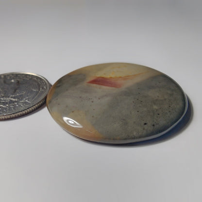 Polychrome Jasper gemstone cabochon - natural crystal healing stone for jewelry making by SemiPreciousCabs