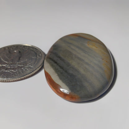 Polychrome Jasper gemstone cabochon - natural crystal healing stone for jewelry making by SemiPreciousCabs