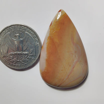 Polychrome Jasper gemstone cabochon - natural crystal healing stone for jewelry making by SemiPreciousCabs