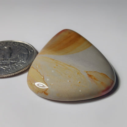 Polychrome Jasper gemstone cabochon - natural crystal healing stone for jewelry making by SemiPreciousCabs