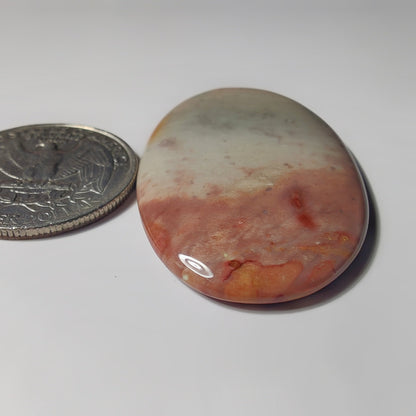 Polychrome Jasper gemstone cabochon - natural crystal healing stone for jewelry making by SemiPreciousCabs