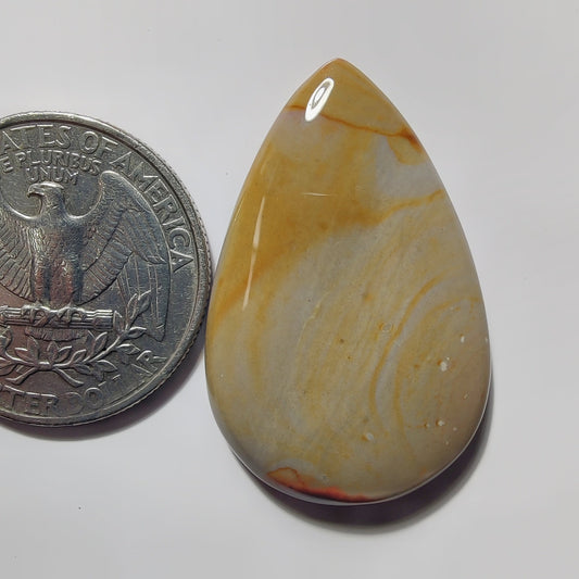 Polychrome Jasper gemstone cabochon - natural crystal healing stone for jewelry making by SemiPreciousCabs