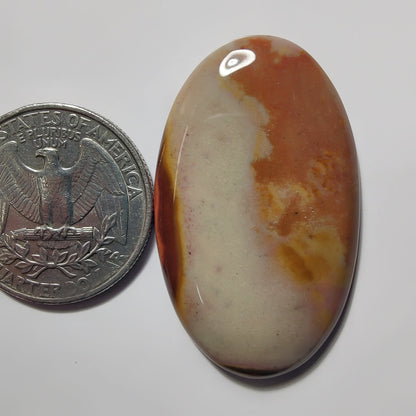 Polychrome Jasper gemstone cabochon - natural crystal healing stone for jewelry making by SemiPreciousCabs