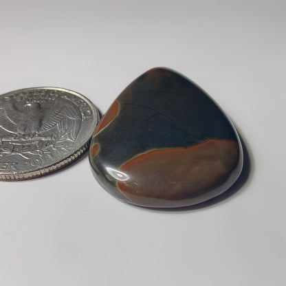 Polychrome Jasper gemstone cabochon - natural crystal healing stone for jewelry making by SemiPreciousCabs