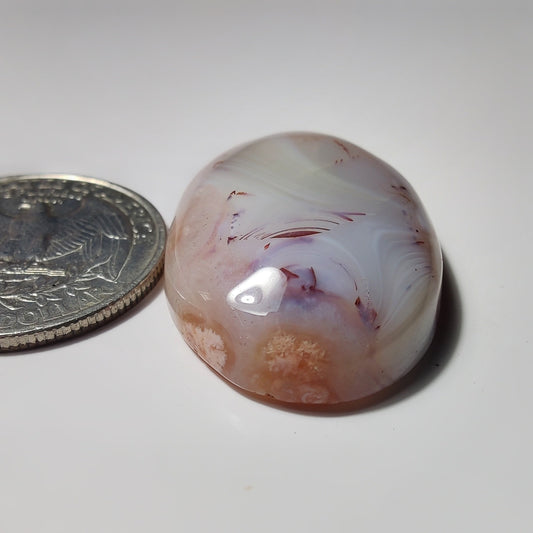 Botswana Agate gemstone cabochon - natural crystal healing stone for jewelry making by SemiPreciousCabs
