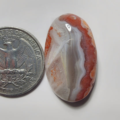 Botswana Agate gemstone cabochon - natural crystal healing stone for jewelry making by SemiPreciousCabs