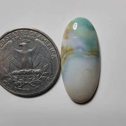 Ocean Jasper gemstone cabochon - natural crystal healing stone for jewelry making by SemiPreciousCabs