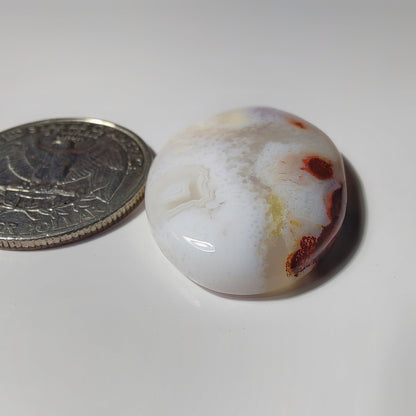 Ocean Jasper gemstone cabochon - natural crystal healing stone for jewelry making by SemiPreciousCabs