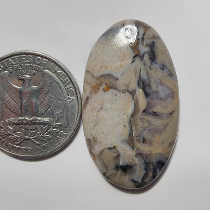 Wave Jasper gemstone cabochon - natural crystal healing stone for jewelry making by SemiPreciousCabs