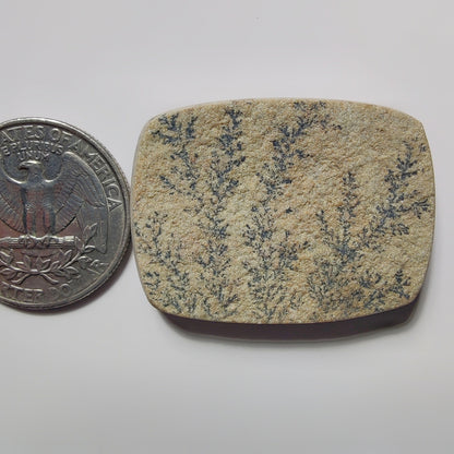 Psilomelane Dendritic Agate gemstone cabochon - natural crystal healing stone for jewelry making by SemiPreciousCabs