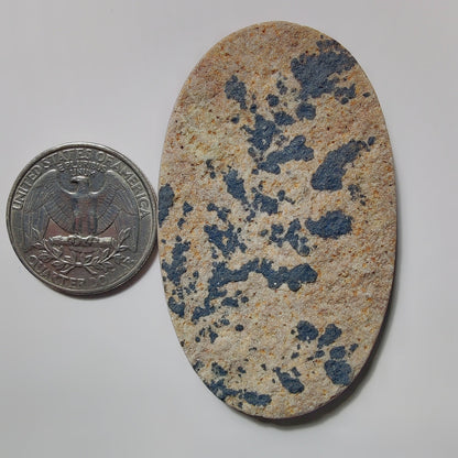 Psilomelane Dendritic Agate gemstone cabochon - natural crystal healing stone for jewelry making by SemiPreciousCabs