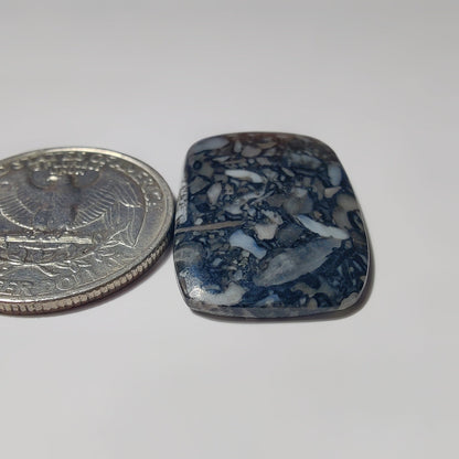 Orthoceras Jasper gemstone cabochon - natural crystal healing stone for jewelry making by SemiPreciousCabs