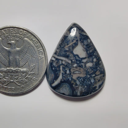 Orthoceras Jasper gemstone cabochon - natural crystal healing stone for jewelry making by SemiPreciousCabs