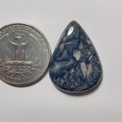 Orthoceras Jasper gemstone cabochon - natural crystal healing stone for jewelry making by SemiPreciousCabs