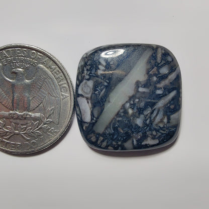 Orthoceras Jasper gemstone cabochon - natural crystal healing stone for jewelry making by SemiPreciousCabs