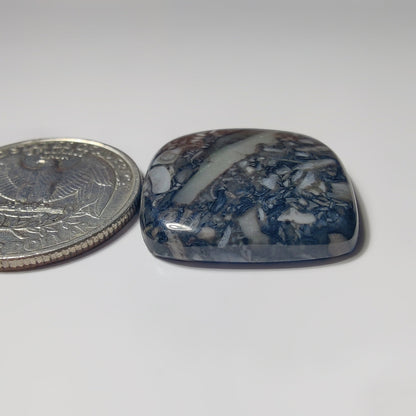 Orthoceras Jasper gemstone cabochon - natural crystal healing stone for jewelry making by SemiPreciousCabs