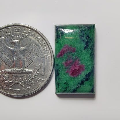 Ruby Zoisite gemstone cabochon - natural crystal healing stone for jewelry making by SemiPreciousCabs