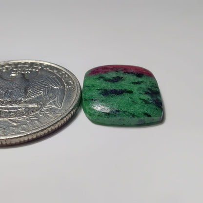 Ruby Zoisite gemstone cabochon - natural crystal healing stone for jewelry making by SemiPreciousCabs