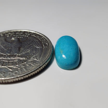 Arizona Turquoise gemstone cabochon - natural crystal healing stone for jewelry making by SemiPreciousCabs