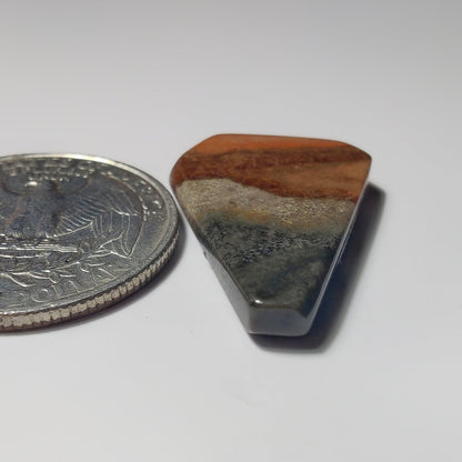 Polychrome Jasper gemstone cabochon - natural crystal healing stone for jewelry making by SemiPreciousCabs