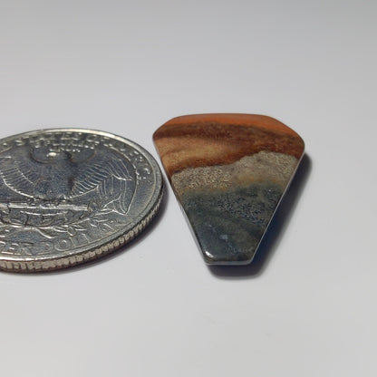 Polychrome Jasper gemstone cabochon - natural crystal healing stone for jewelry making by SemiPreciousCabs