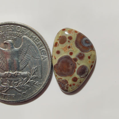 Asteroid Jasper gemstone cabochon - natural crystal healing stone for jewelry making by SemiPreciousCabs