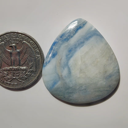 Scheelite gemstone cabochon - natural crystal healing stone for jewelry making by SemiPreciousCabs