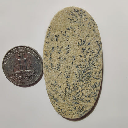 Psilomelane Dendritic Agate gemstone cabochon - natural crystal healing stone for jewelry making by SemiPreciousCabs