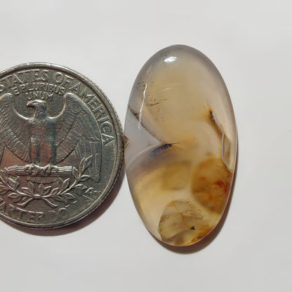 Montana Agate gemstone cabochon - natural crystal healing stone for jewelry making by SemiPreciousCabs