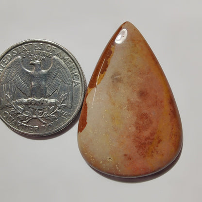 Polychrome Jasper gemstone cabochon - natural crystal healing stone for jewelry making by SemiPreciousCabs