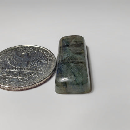 Labradorite gemstone cabochon - natural crystal healing stone for jewelry making by SemiPreciousCabs