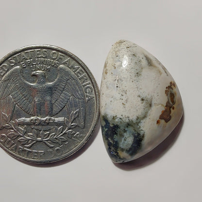 Ocean Jasper gemstone cabochon - natural crystal healing stone for jewelry making by SemiPreciousCabs