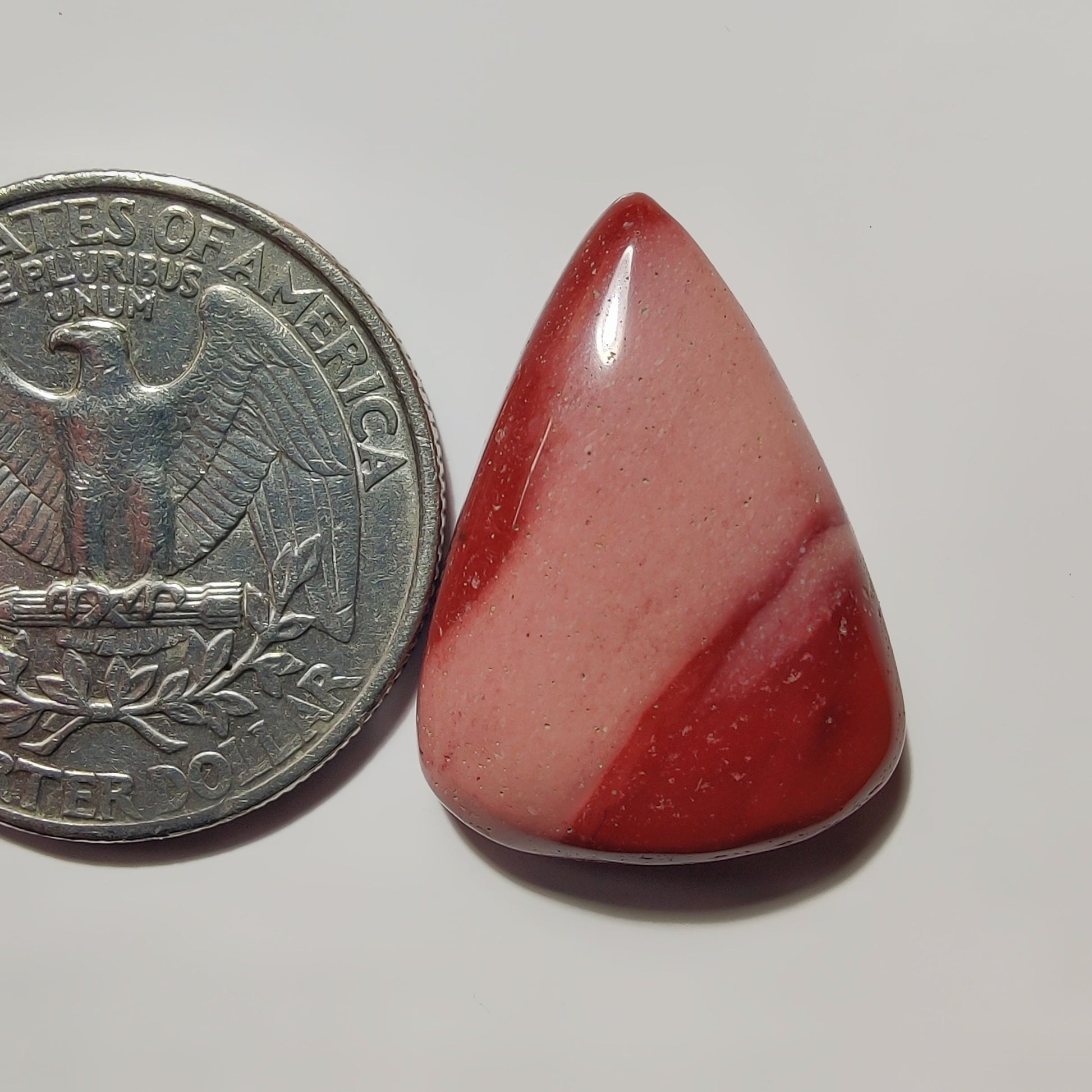 Mookaite gemstone cabochon - natural crystal healing stone for jewelry making by SemiPreciousCabs