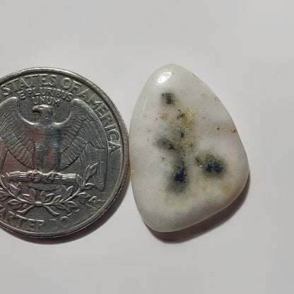 Soler Quartz gemstone cabochon - natural crystal healing stone for jewelry making by SemiPreciousCabs