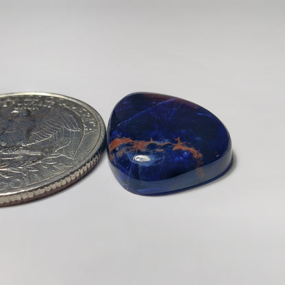 Sodalite gemstone cabochon - natural crystal healing stone for jewelry making by SemiPreciousCabs