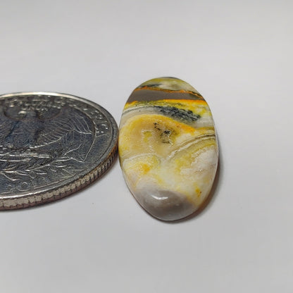 Bumblebee Jasper gemstone cabochon - natural crystal healing stone for jewelry making by SemiPreciousCabs