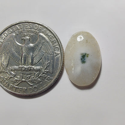 Solar Quartz gemstone cabochon - natural crystal healing stone for jewelry making by SemiPreciousCabs