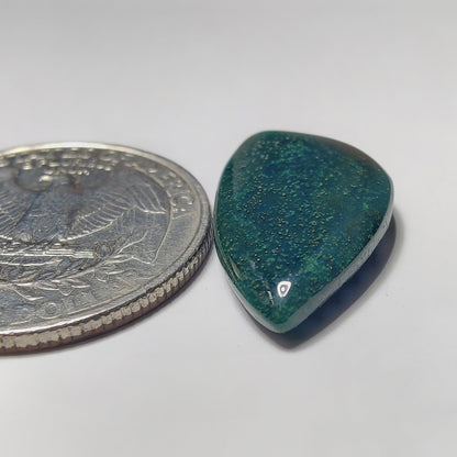 Blood Stone gemstone cabochon - natural crystal healing stone for jewelry making by SemiPreciousCabs