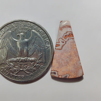 Rosita Jasper gemstone cabochon - natural crystal healing stone for jewelry making by SemiPreciousCabs